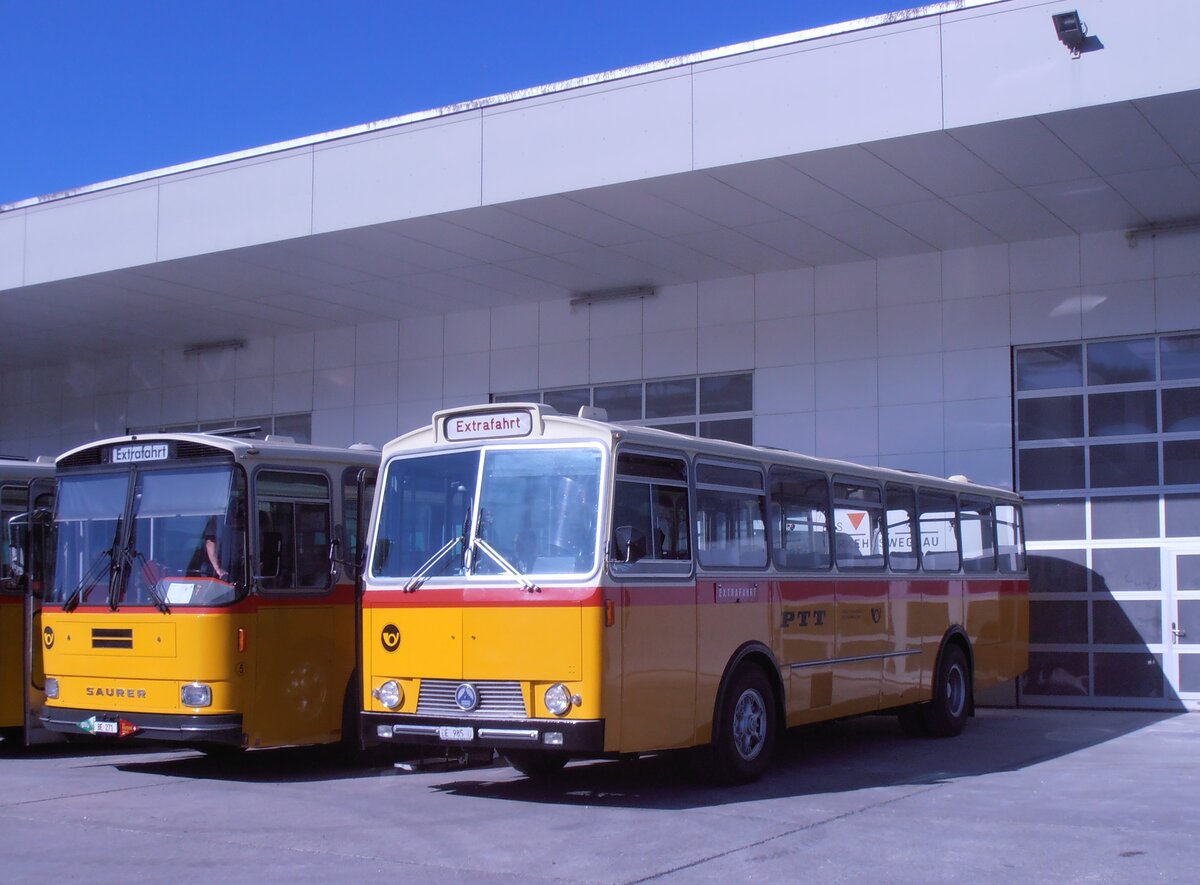 (290'533) - Zimmermann, Niederwangen - BE 985 U - Saurer/T�scher (ex P 24'632) am 29. August 2026 in Oberkirch, CAMPUS Sursee