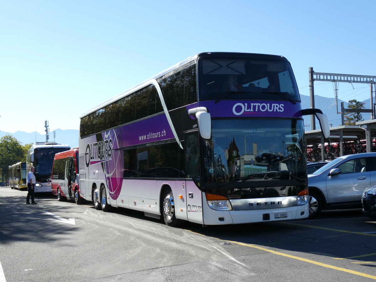 (291'048) - Oliotours, Saxon - VS 19'822 - Setra (ex Stambula, D-Hamburg) am 23. September 2026 in Thun, CarTerminal
