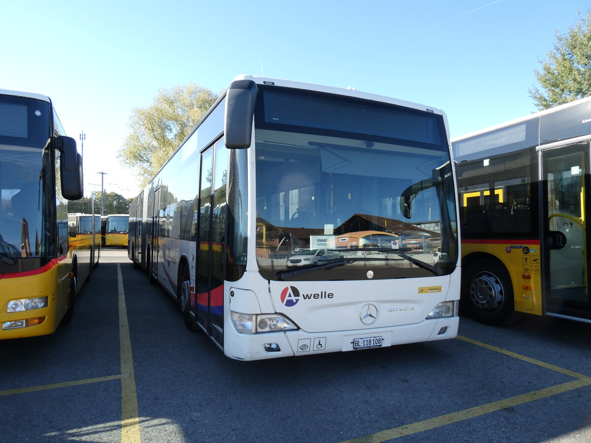 (291'079) - PostAuto Nordschweiz - BL 118'108/PID 5542 - Mercedes (ex Steffen, Remetschwil Nr. 65) am 26. September 2026 in Yverdon, Garage