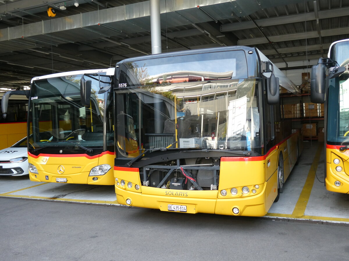 (291'241) - PostAuto Bern - Nr. 7/BE 435'814/PID 5576 - Solaris (ex Lengacher, Wichtrach) am 29. September 2026 in Chur, Garage