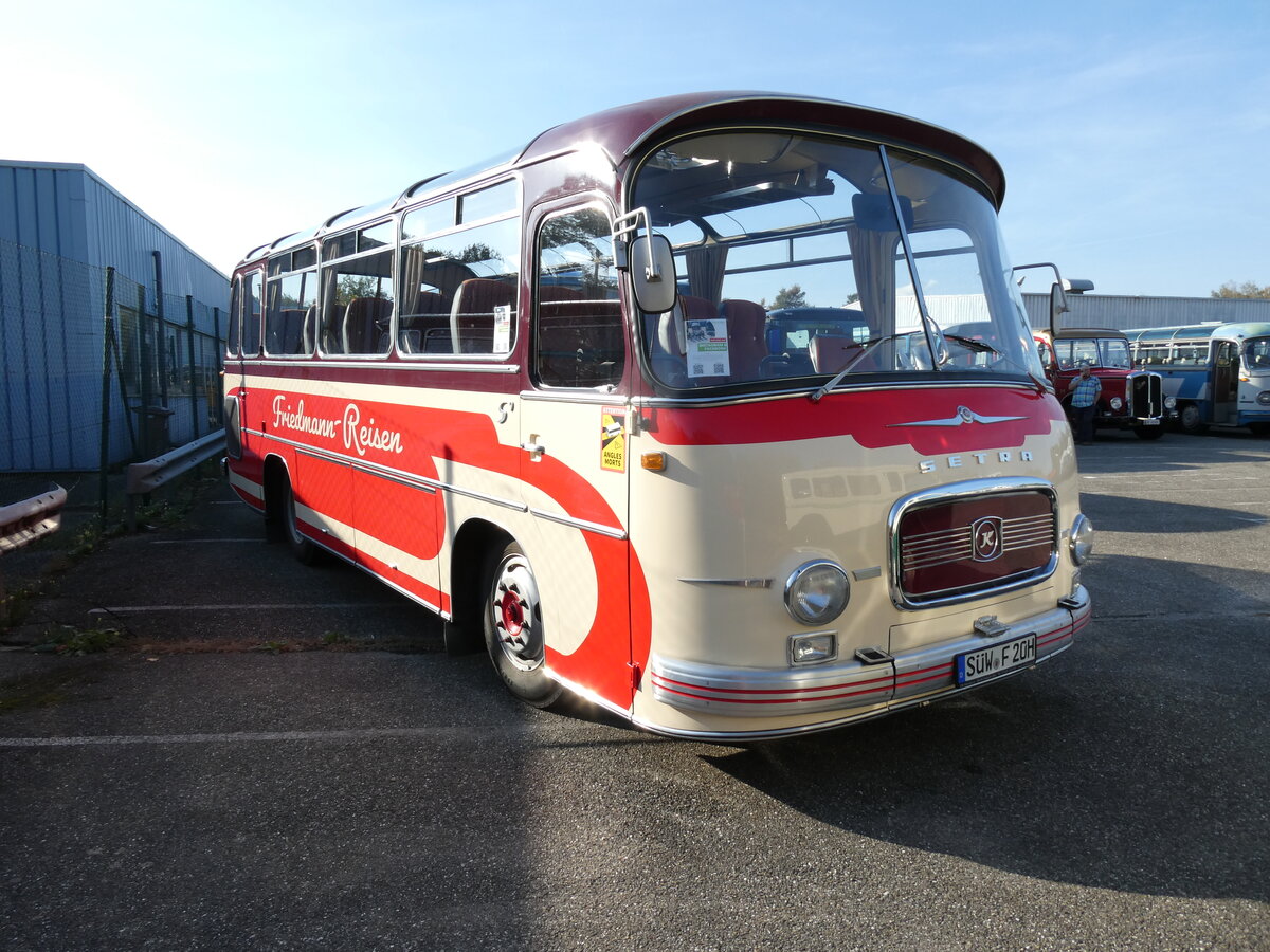 (291'333) - Aus Deutschland: Friedmann, Schweighofen - S�F-F 20H - Setra am 2. Oktober 2026 in Wissembourg, AAF-Museum