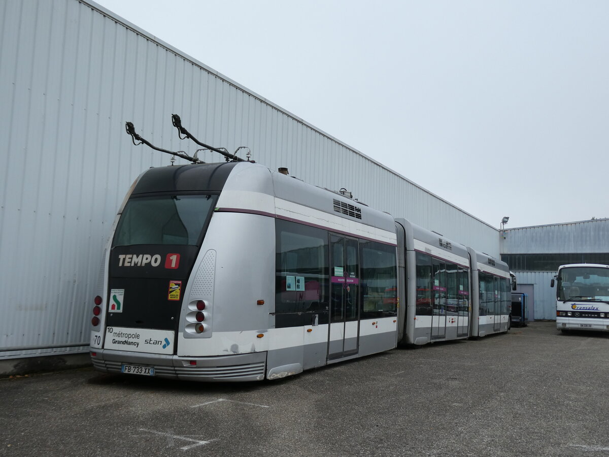 (291'414) - stan, Nancy (AAF) - Nr. 10/FB 733 XX . Bombardier Doppelgelenktrolleybus am 3. Oktober 2026 in Wissembourg, Museum