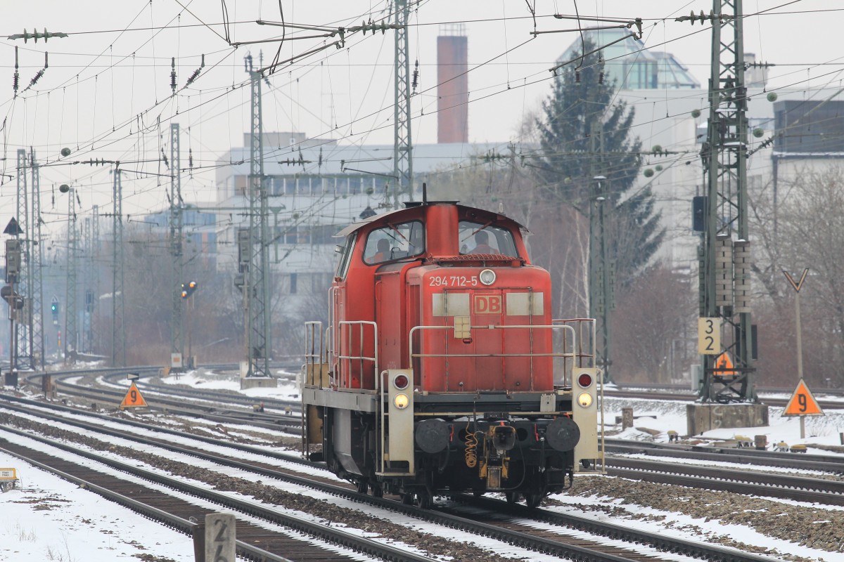 294 712-5 am 27. M�rz 2013 in M�nchen-Heimeranplatz.