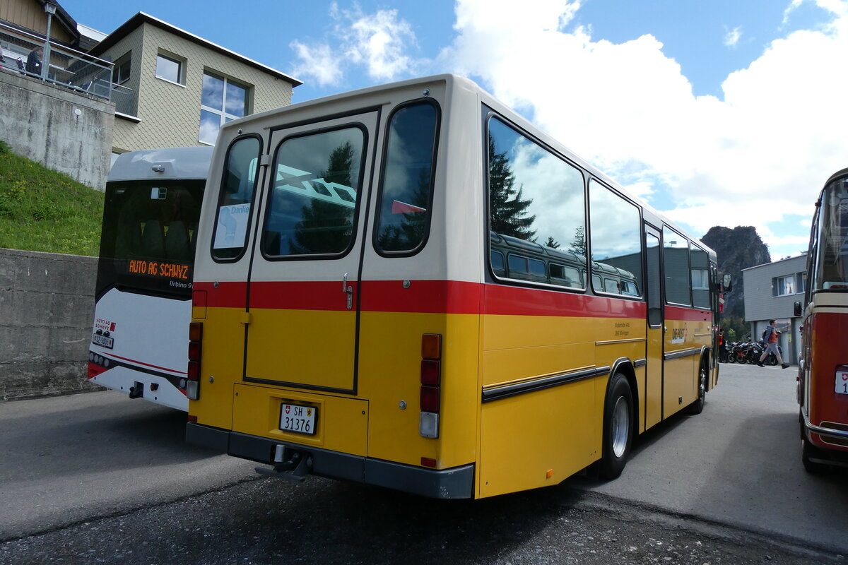 (296'912) - Ruklic, Schaffhausen - SH 31'376 - NAW/Hess (ex AVG Meiringen Nr. 68/PID 964; ex P 24'454) am 9. Mai 2026 in Ibergeregg, Passh�he