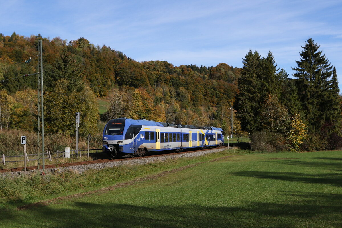 427 057 war am 28. Oktober 2023 bei Eisen�rzt auf dem Weg nach Ruhpolding.