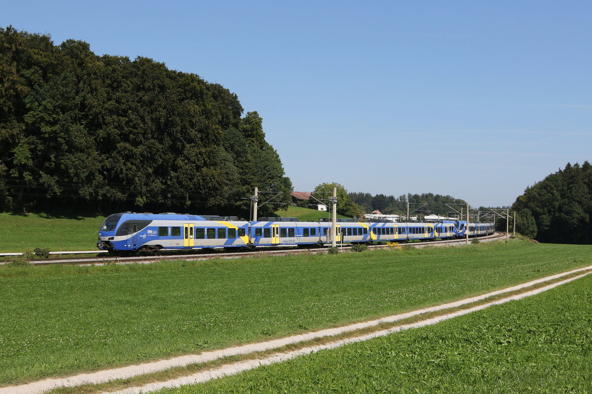 430 005 auf dem Weg nach M�nchen am 10. September 2023 bei Axdorf.
