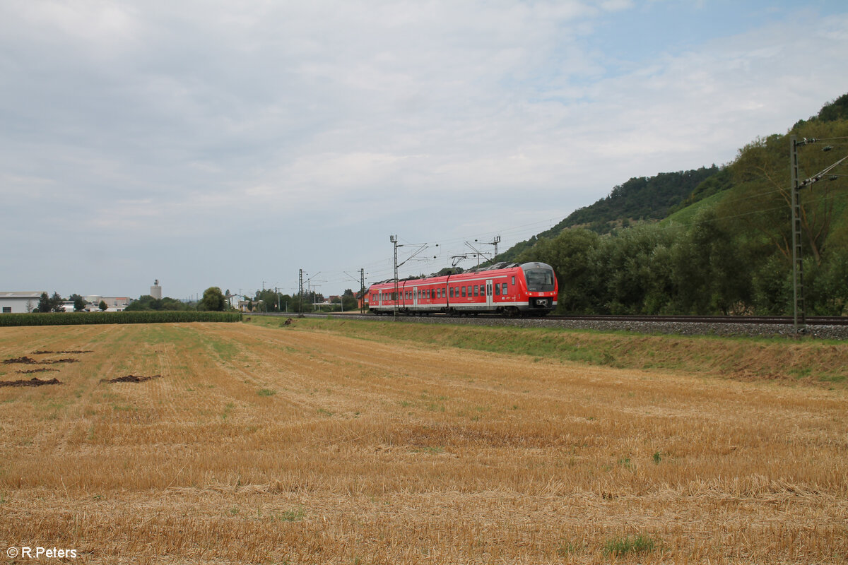 440 315-0 als RB 53 58027 Gemünden - Bamberg bei Zeil am Main. 01.08.24