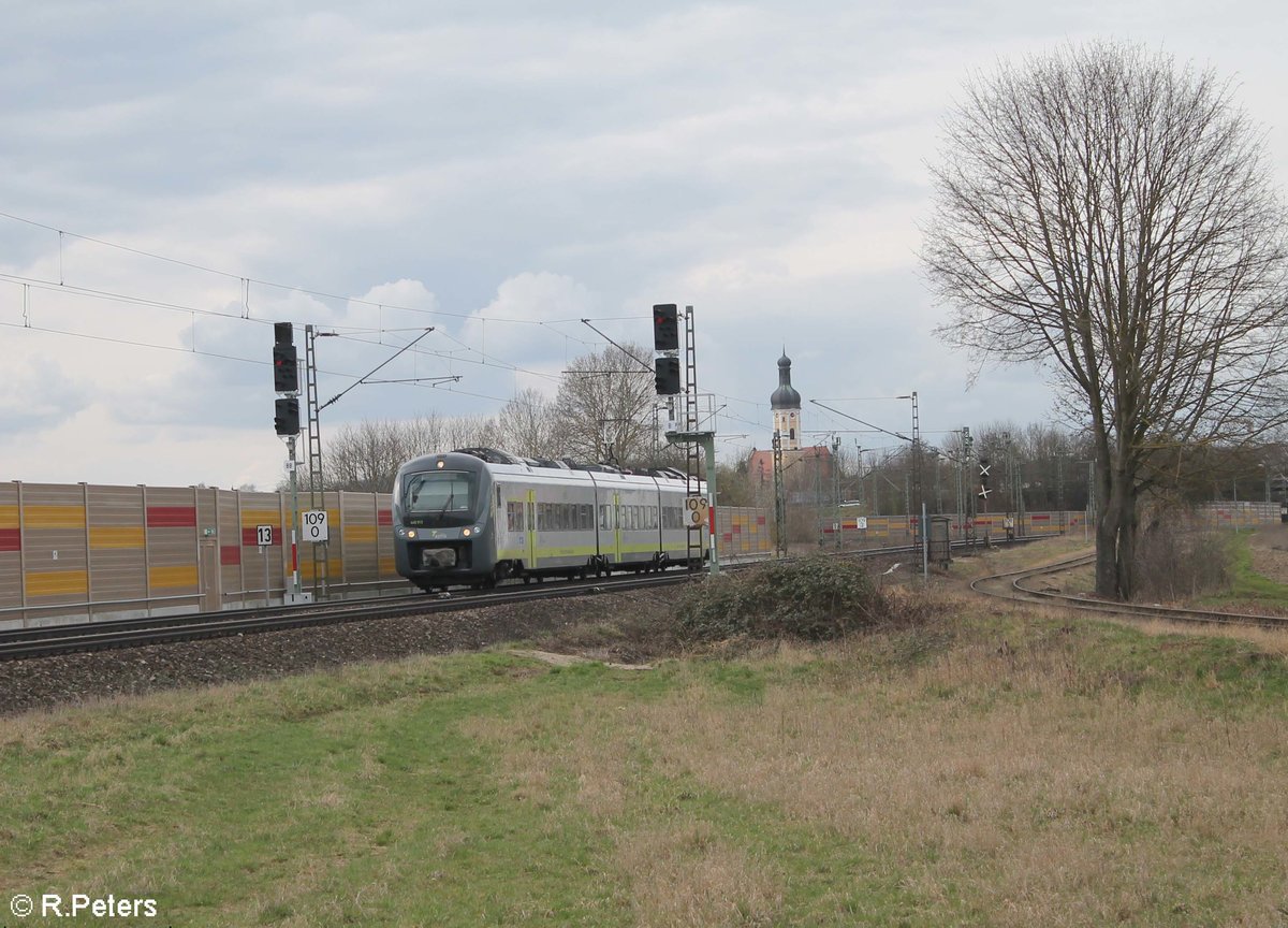 440 913 als ag84199 Neumarkt/Oberpfalz - Plattling bei Obertraubling. 14.03.20