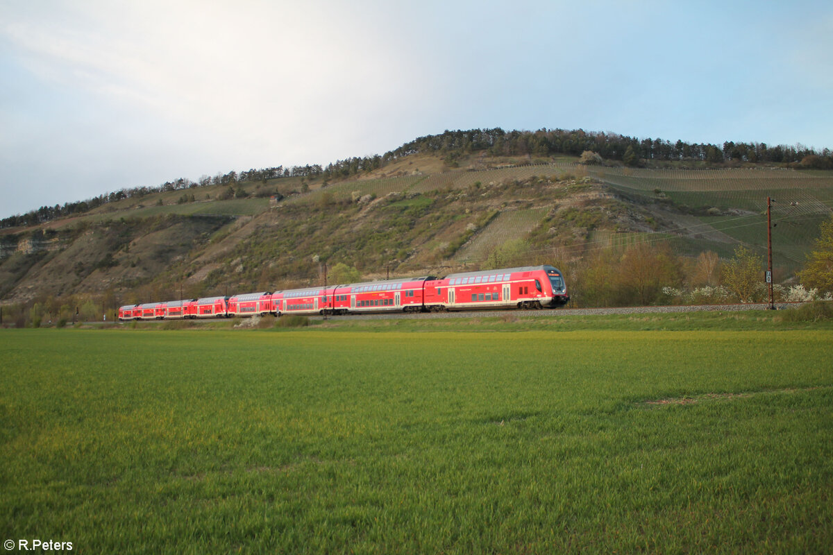445 045-1 + ein unbekannter als �berf�hrungsfahrt bei Th�ngersheim. 28.03.24