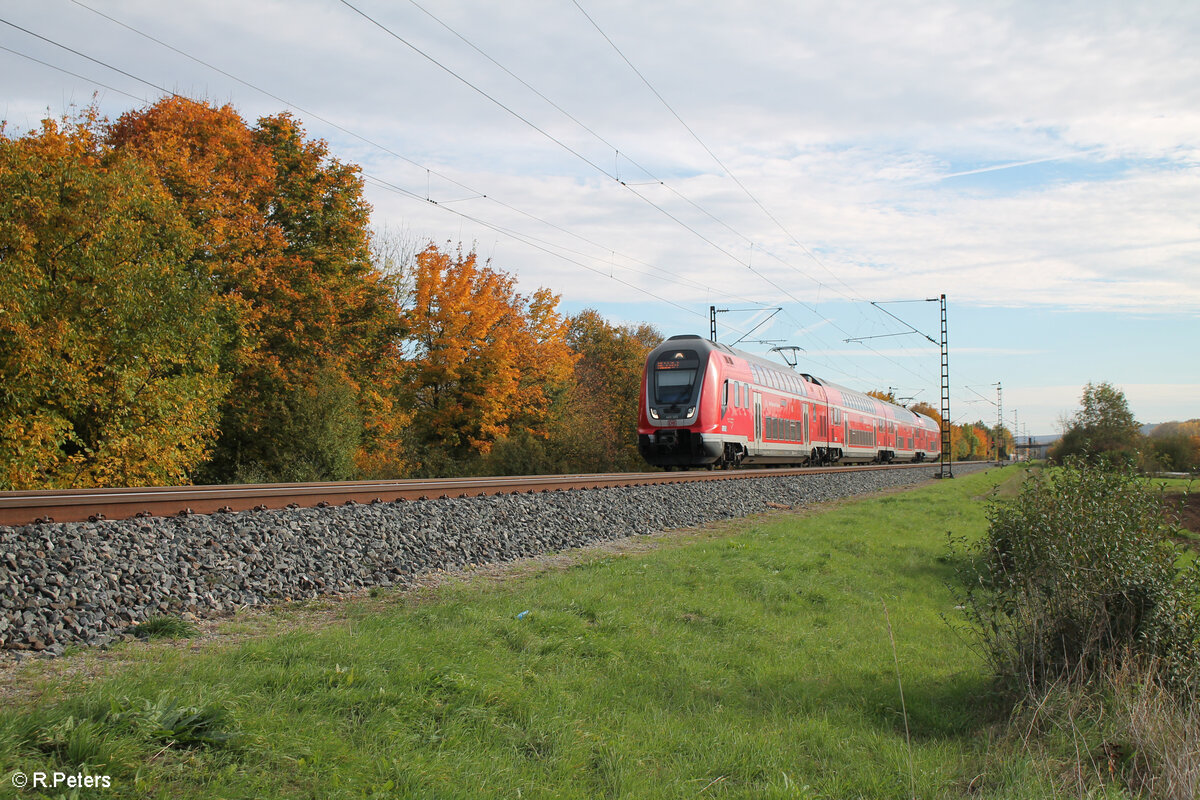 445 045 als RE 55 4622 Bamberg - Frankfurt/Main bei Thüngersheim. 21.10.24