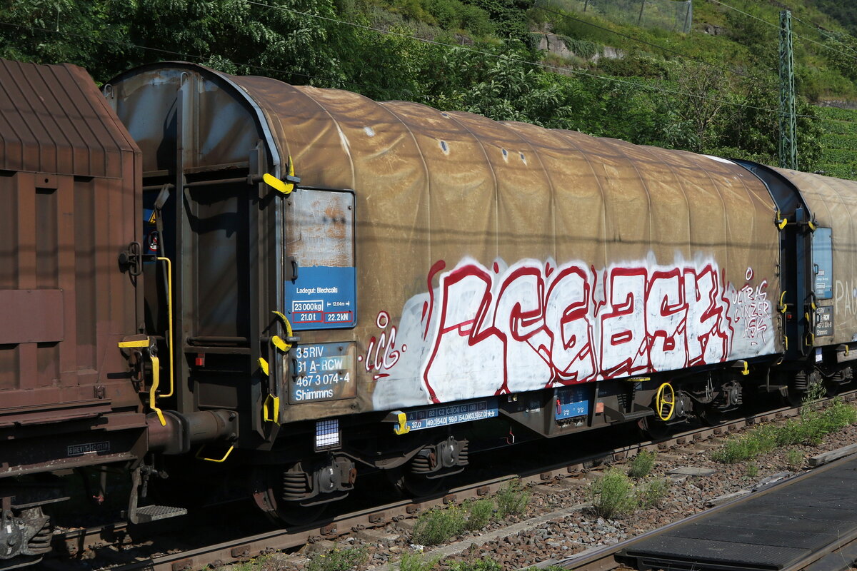 4673 075 (Shimmns) am 21. Juli 2021 bei Kaub.