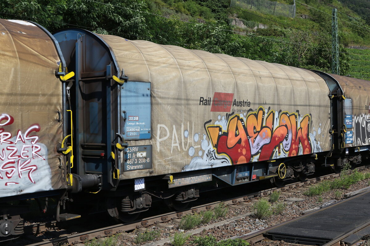 4673 208 (Shimmns) von  RCA  am 21. Juli 2021 bei Kaub am Rhein.