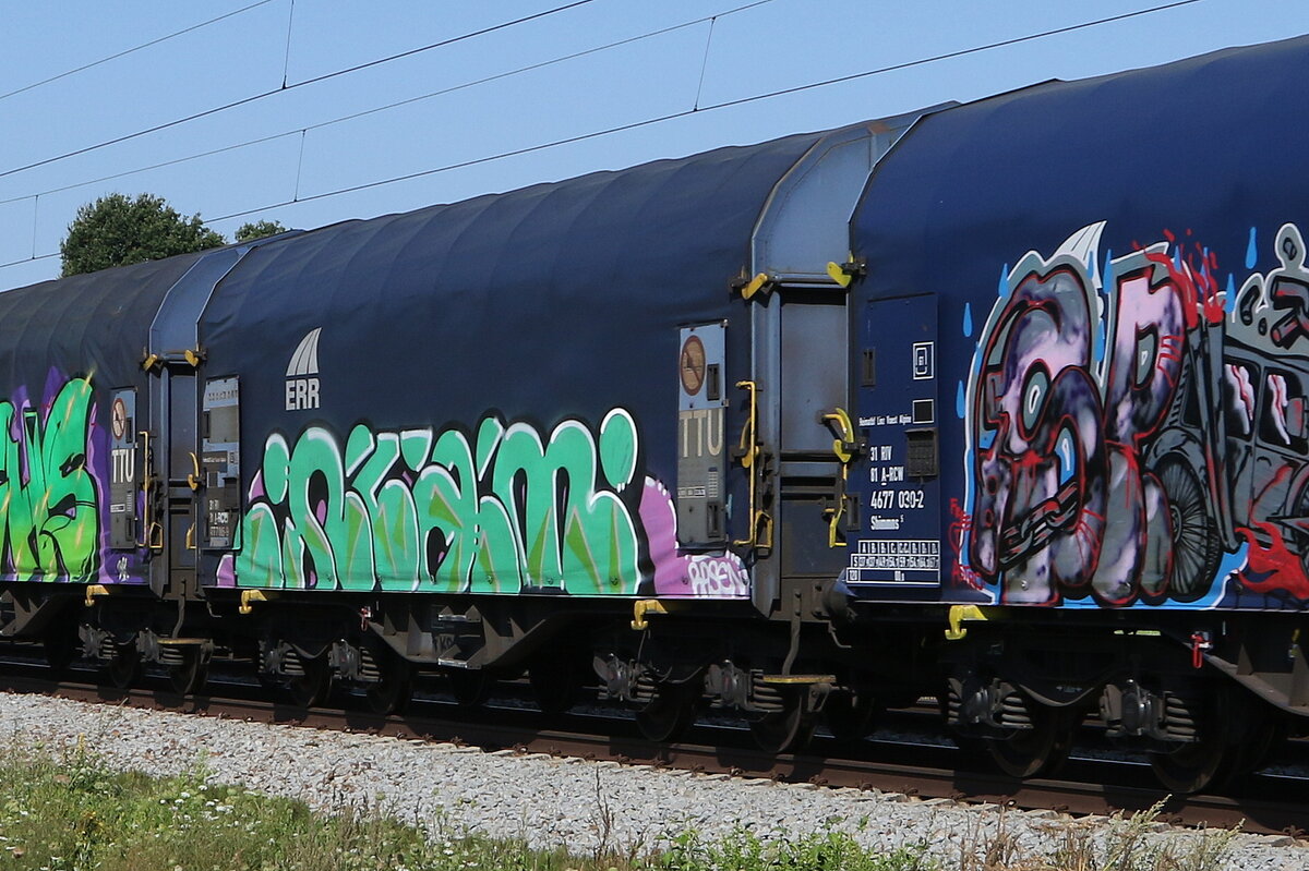 4777 085 (Shimmns) am 11. August 2021 bei �bersee.