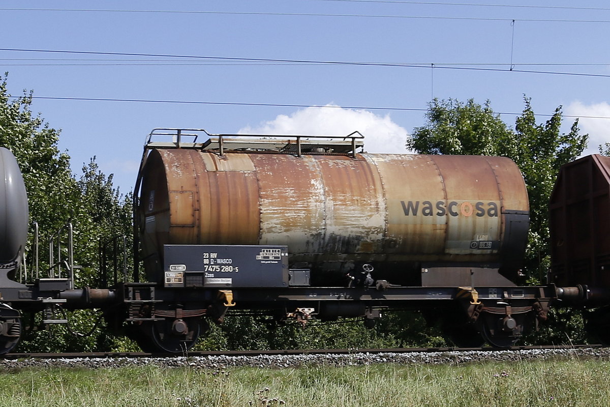 7475 280-5 (Zces) von  WASCOSA  am 19. August 2017 bei Th�ngersheim.