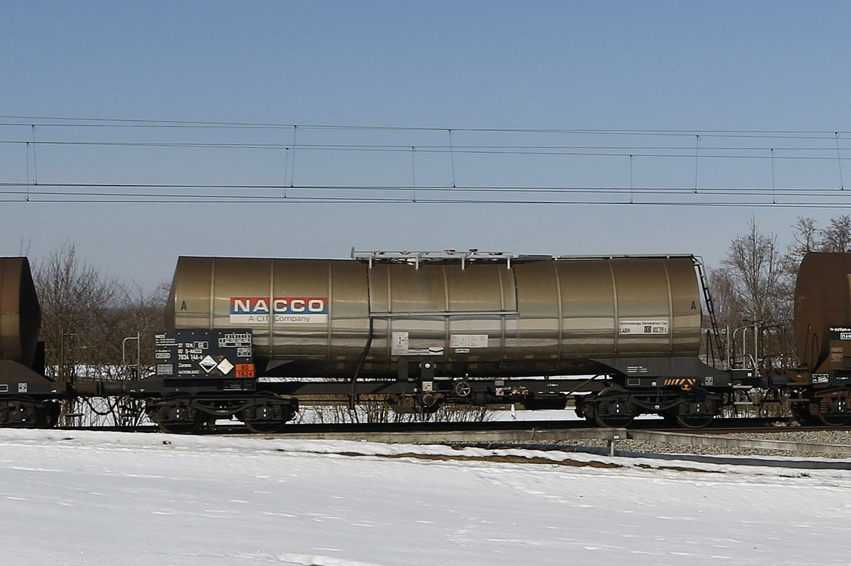 7834 145 (Zacens) von  NACCO  am 23. Februar 2019 bei Grabenst�tt.