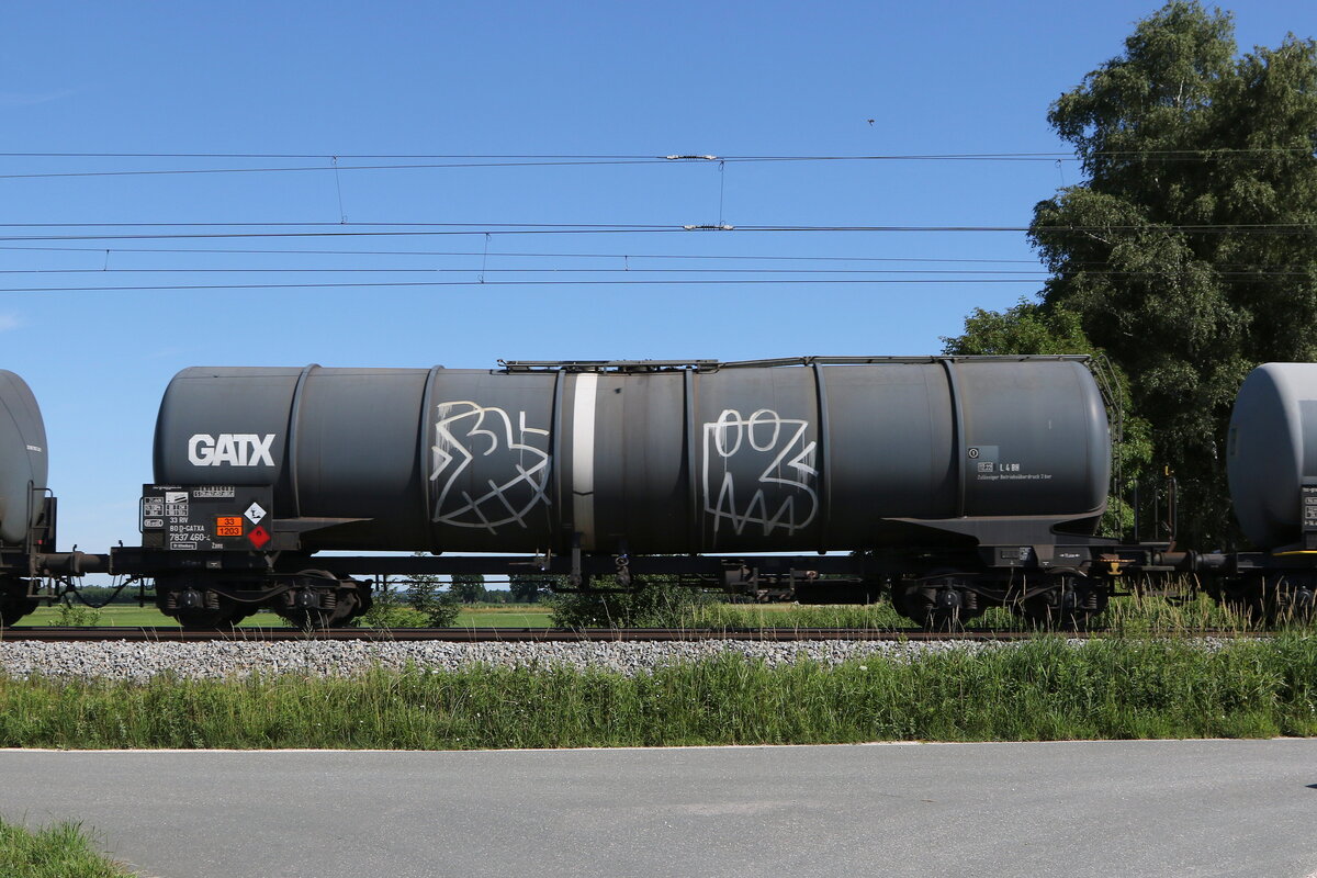 7837 460 (Zans) von  GATX  am 12. Juli 2021 bei �bersee.