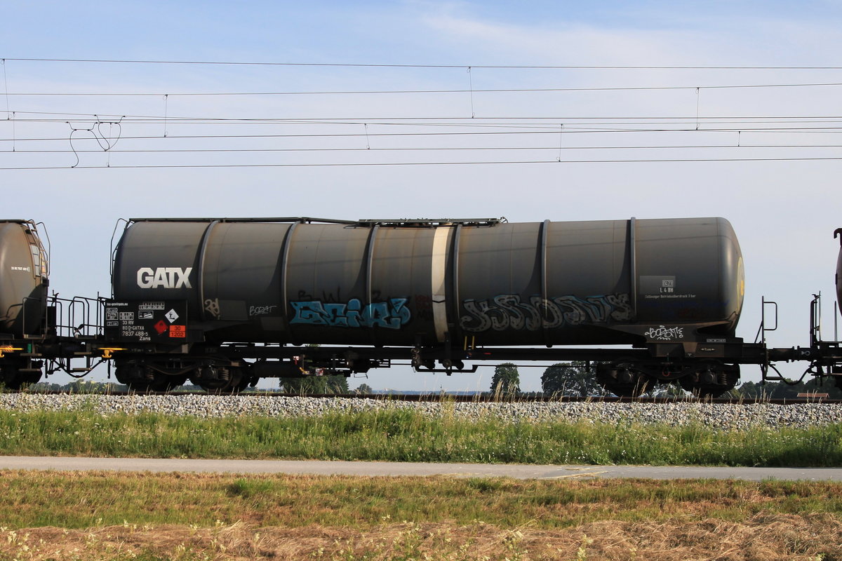 7837 488 (Zans) von  GATX  am 1. Juli 2019 bei �bersee.