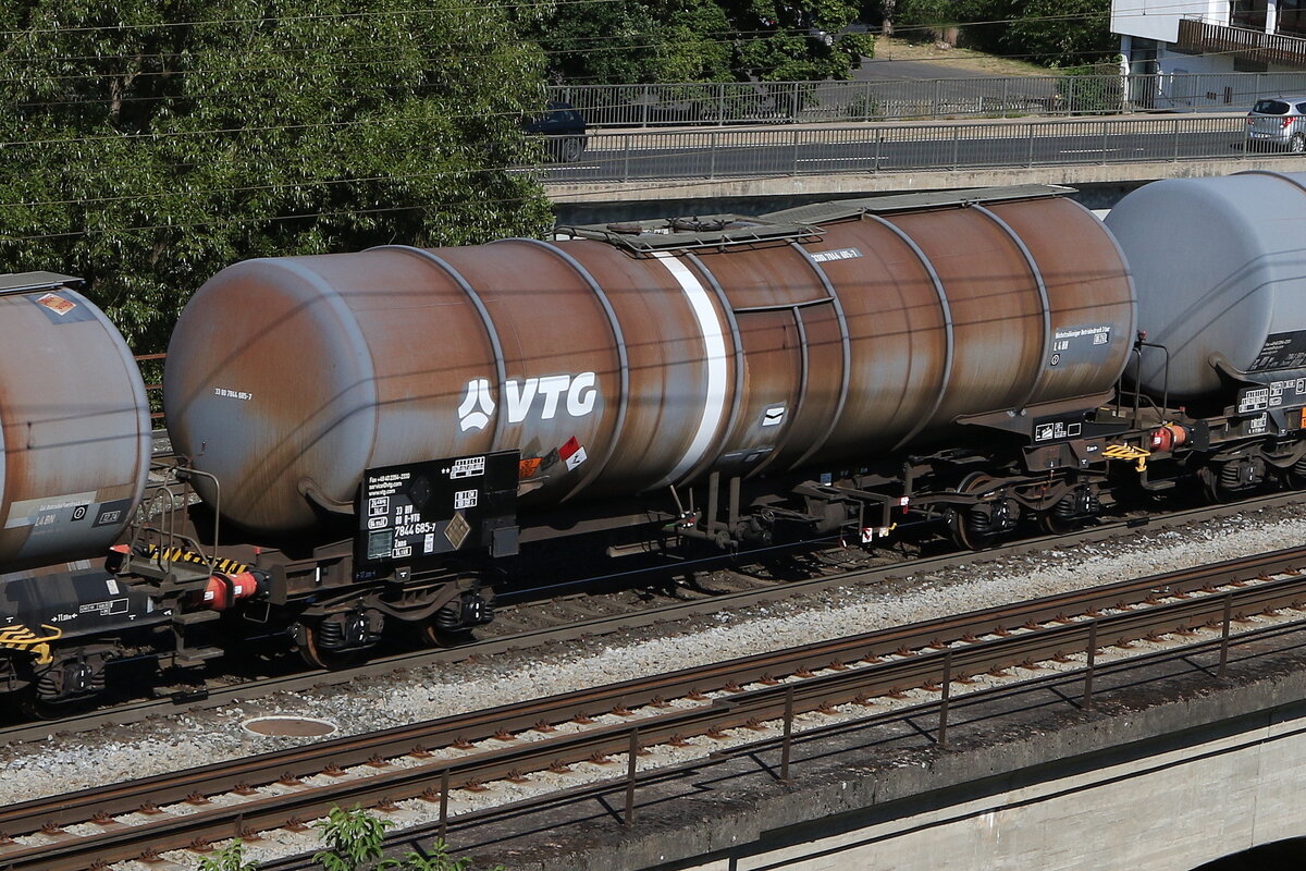 7844 685 (Zans) von  VTG  am 8. August 2022 bei Gem�nden.