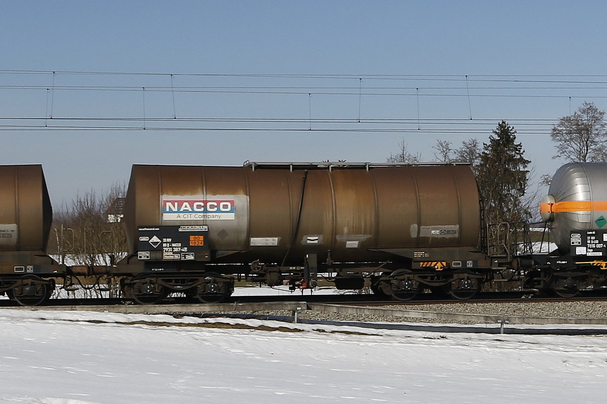 7931 387 (Zacens) von  NACCO  am 23. Februar 2019 bei Grabenst�tt.