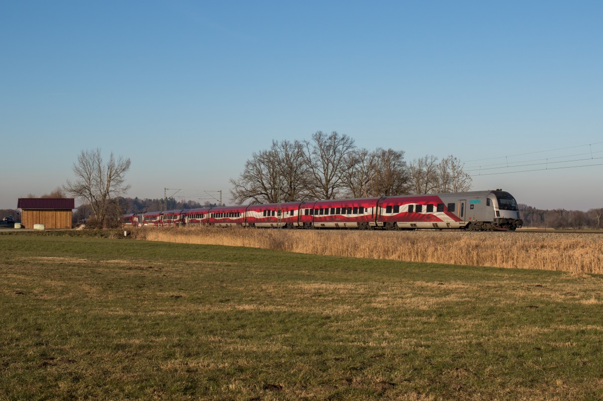 80 90 429 aus Salzburg kommend am 29. Dezember 2015 bei Weisham.