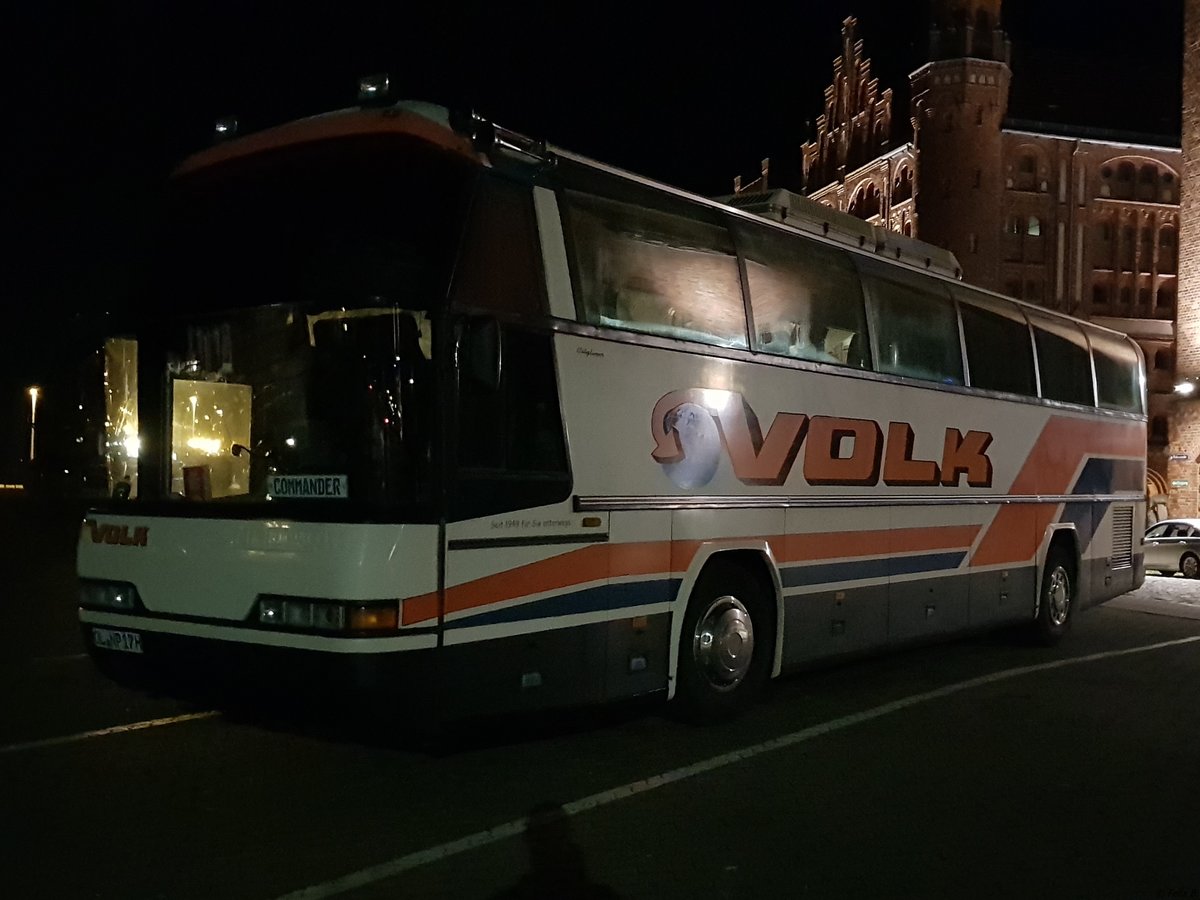 Alter Neoplan Cityliner aus Deutschland (ex Volk) in Stralsund.