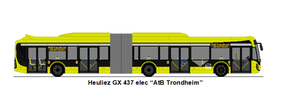 AtB Trondheim - Heuliez GX 437 elec