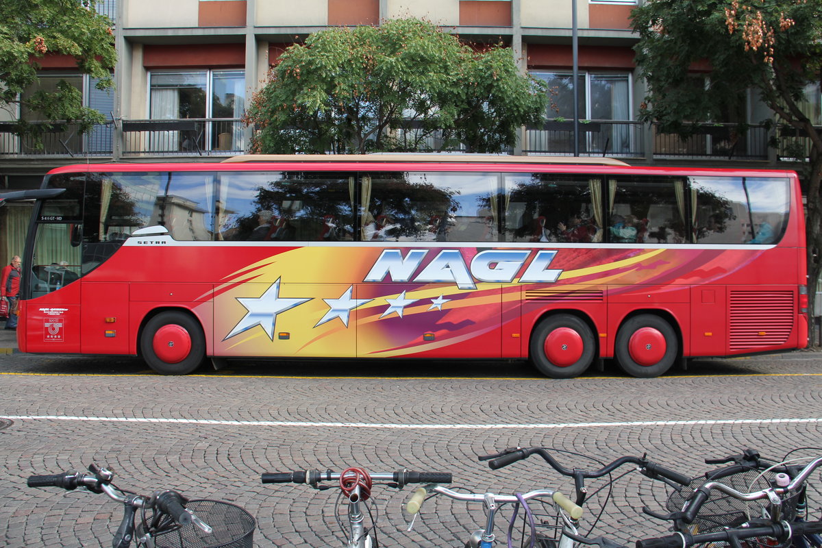Aus Deutschland: Nagl, Taufkirchen - Setra S 416 GT-HD am 3. Oktober 2015 in Bolzano (Aufnahme: Martin Beyer)