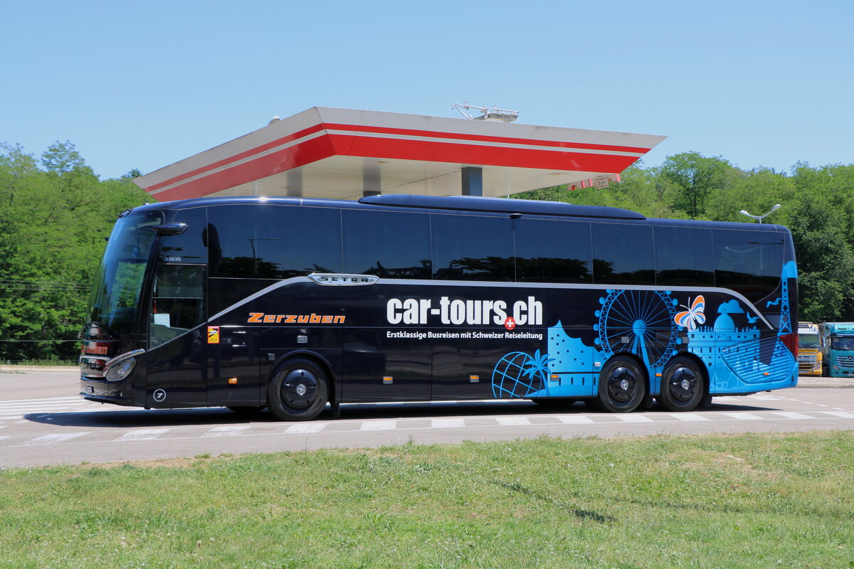 Aus der Schweiz: Zerzuben, Visp-Eyholz - Nr. 7/VS 59'848 - Setra am 27. Mai 2026 in Frankreich (Aufnahme: Martin Beyer