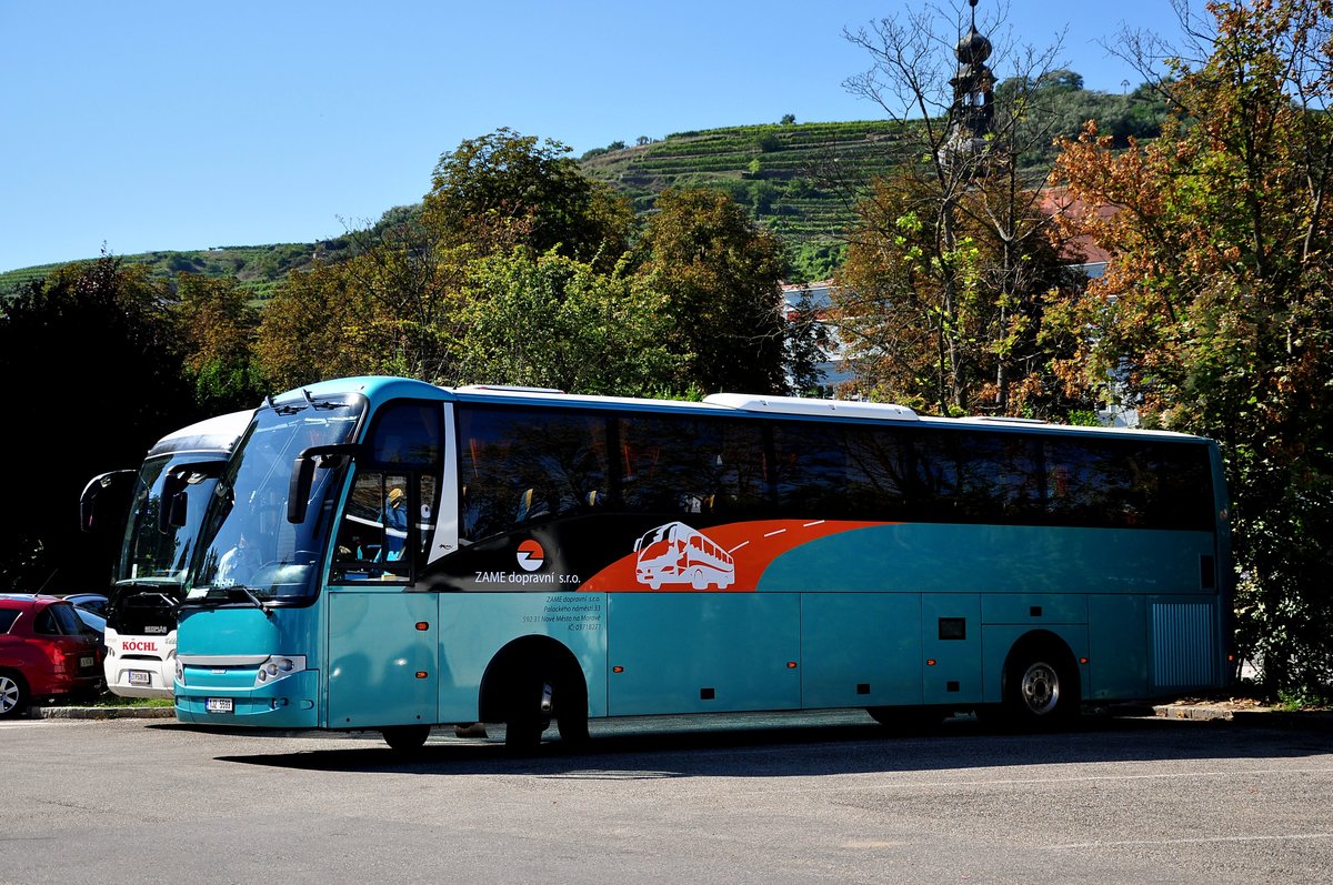 Berkhof Axial von ZAME Reisen aus der CZ in Krems gesehen.