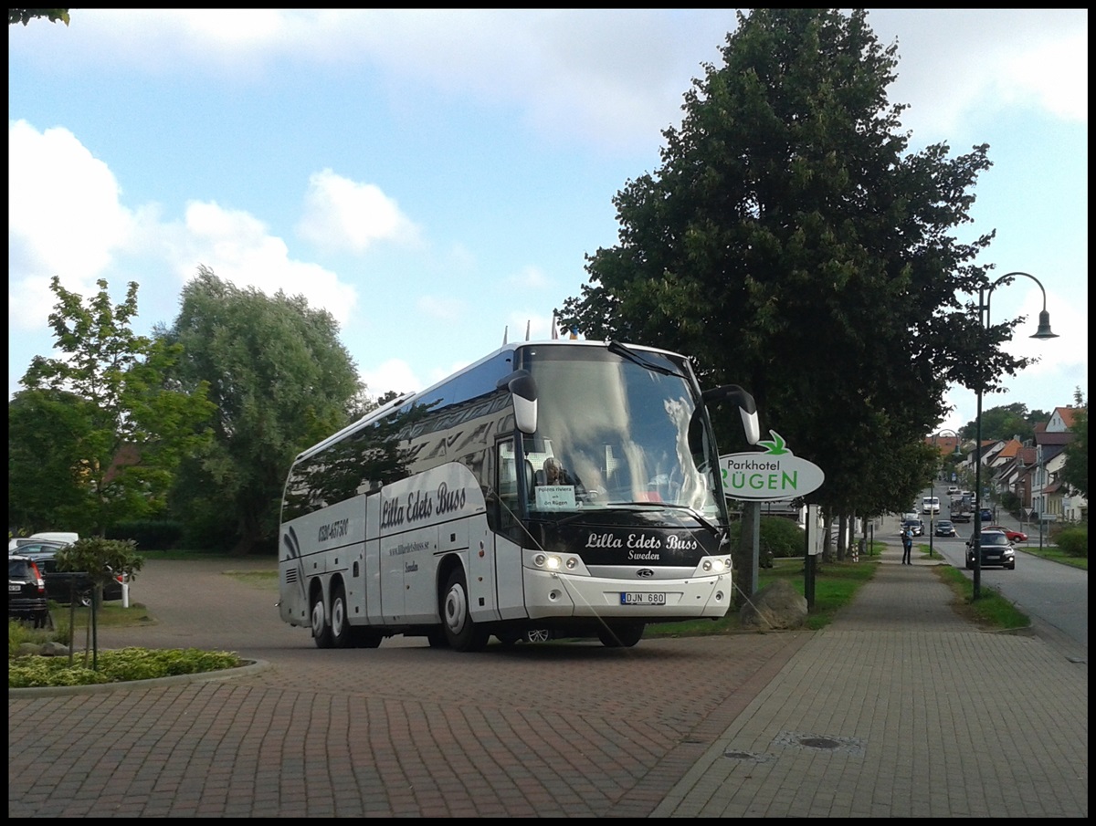 Beulas Aura von Lilla Edets Buss aus Schweden in Bergen.