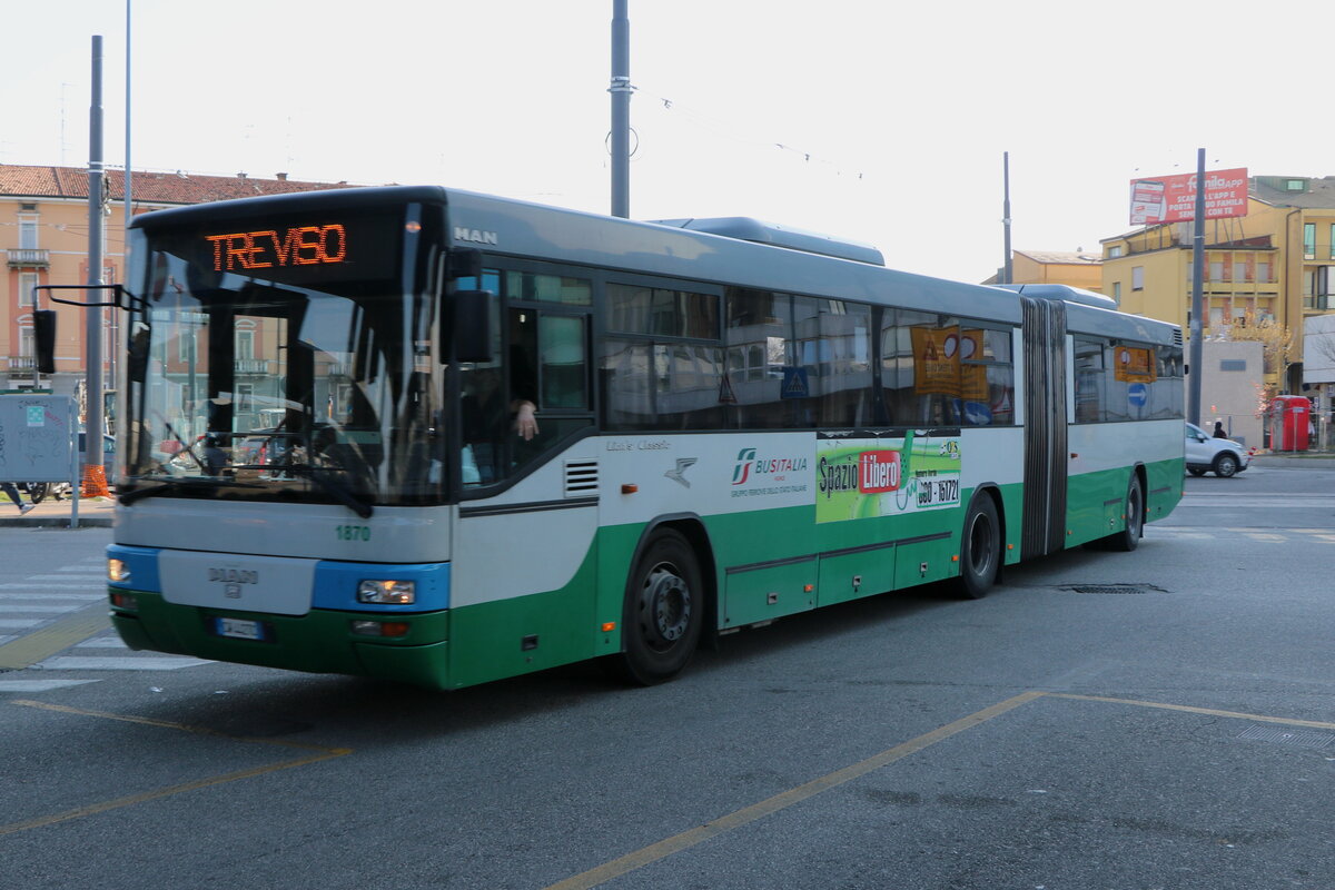 BUS/ITALIA, Padova - Nr. 1870/CW-442 TC - MAN am 23. M�rz 2026 in Padova (Aufnahme: Martin Beyer)