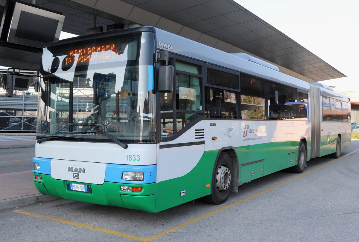 BUS/ITALIA, Padova - Nr. 833/HB-097 BN - MAN am 23. M�rz 2026 in Paova (Aufnahme: Martin Beyer)