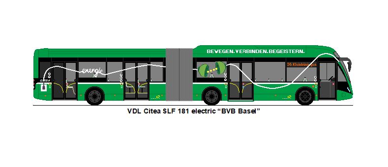 BVB Basel - Nr. 7100/BS 99'100 - VDL CiteaSLF 181 electric