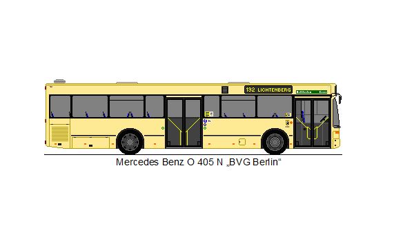 BVG Berlin - Mercedes Benz O 405 N
