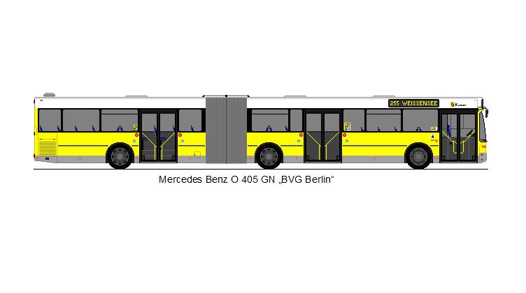 BVG Berlin - Mercedes Benz O 405 GN