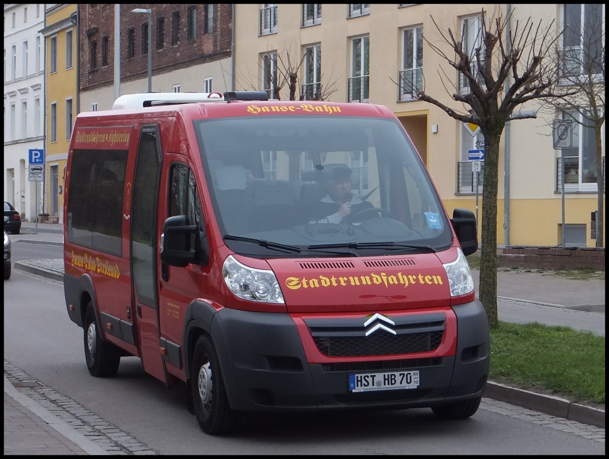 Citroen Jumper von Hanse-Bahn in Stralsund.