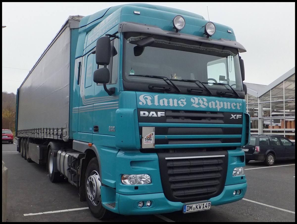 DAF XF Sattelzug in Bergen.