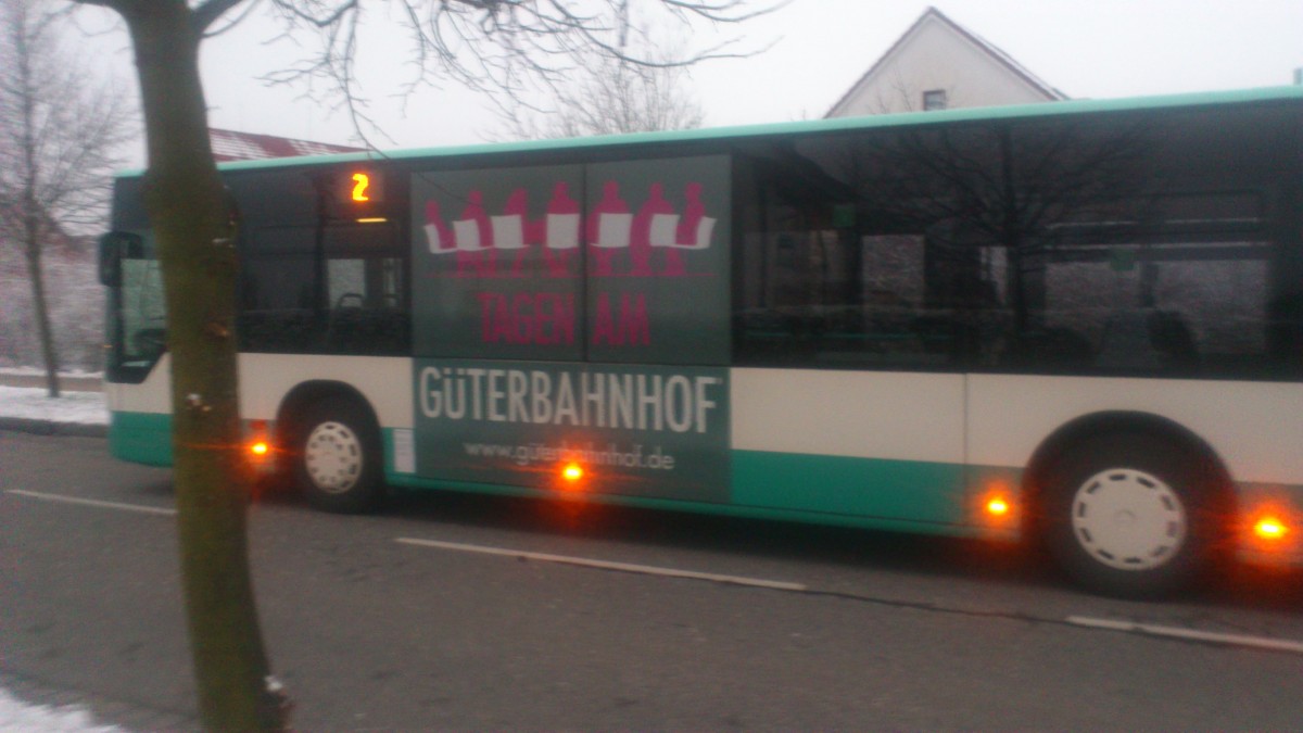 ....das neue Traffic Board des Citaro NB SW 559 fr die neue Mitte von Neubrandenburg 