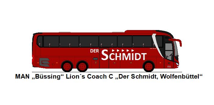 Der Schmidt, Wolfenbttel - MAN  Bssing  Lion's Coach C