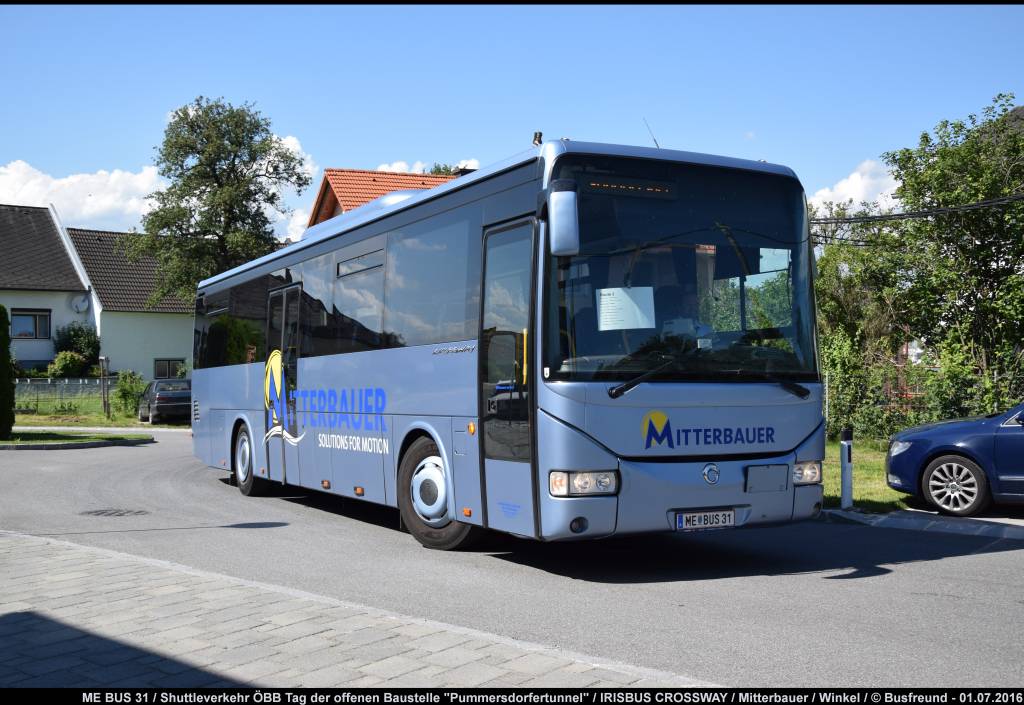 Ein IRISBUS CROSSWAY von Mitterbauer Reisen.