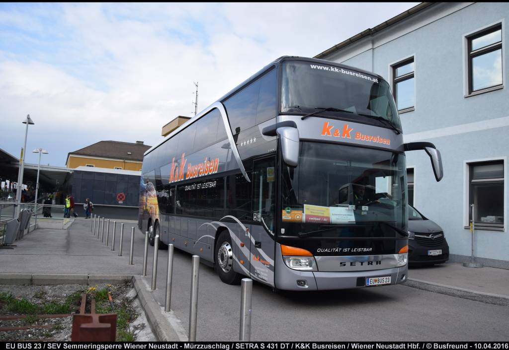 Ein SETRA S 431 DT von K&K Busreisen