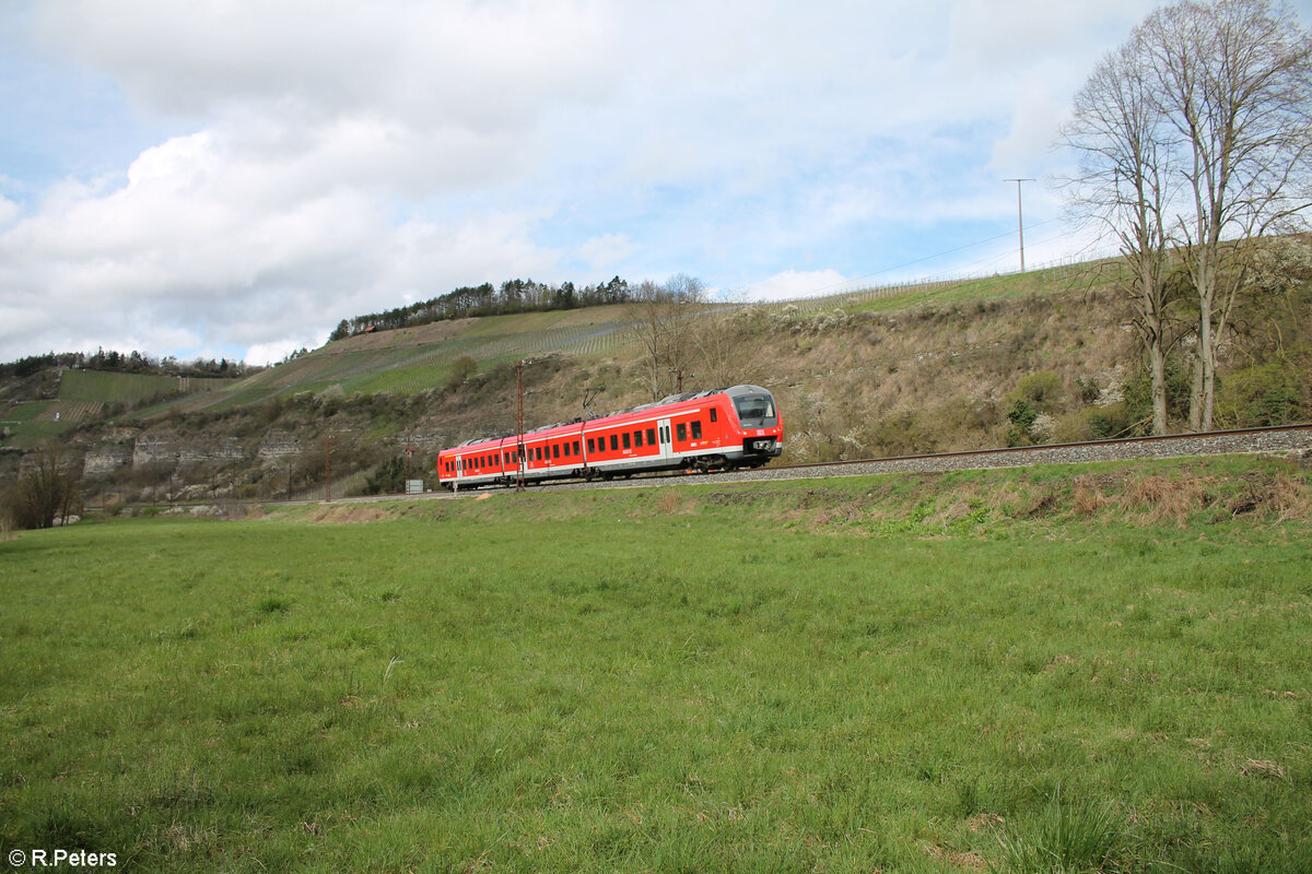 Ein unbekannter 440 als RB53 RB58051 Karlstadt - W�rzburg bei Himmelstadt. 28.03.24