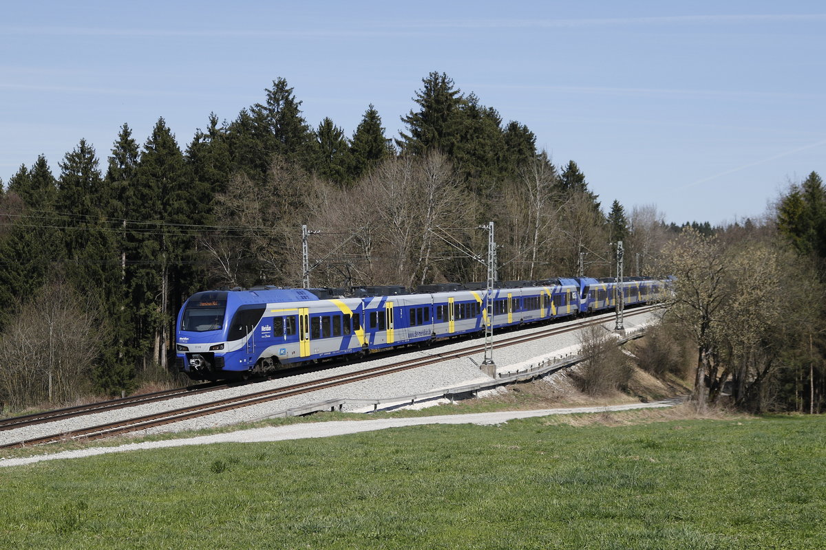 ET 318 am 26. M�rz 2017 bei Grabenst�tt.