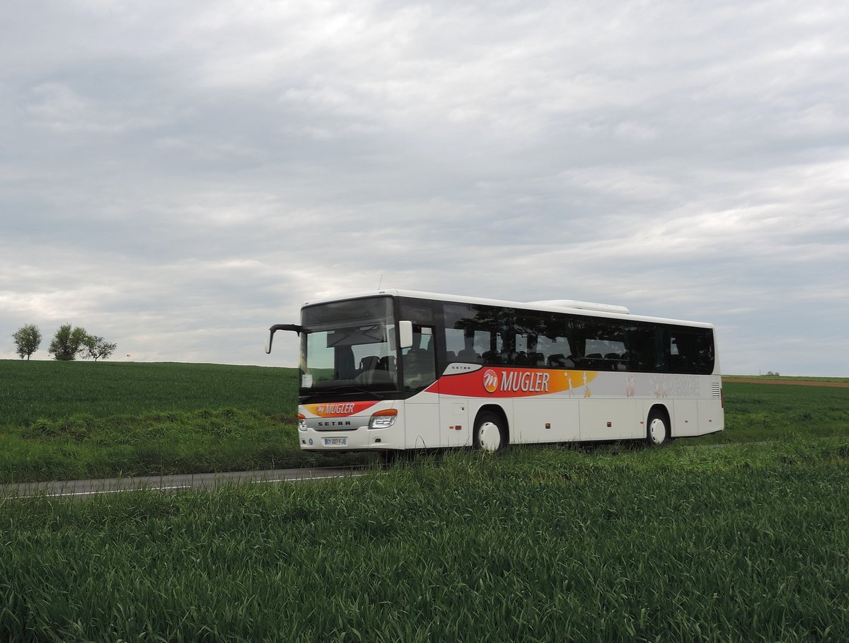 Ettendorf - 25. April 2019 : Setra S 416 UL der Firma Mugler