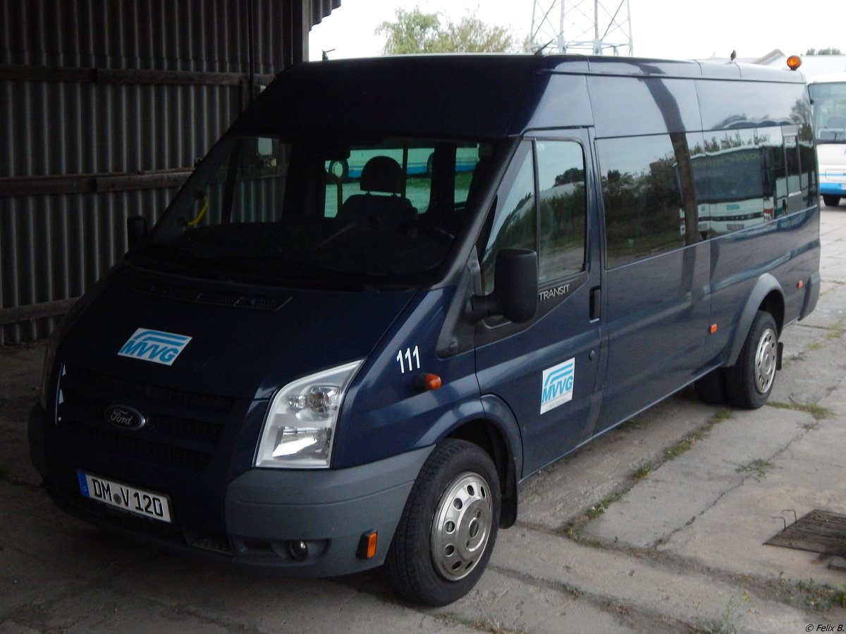 Ford Transit der MVVG in Neubrandenburg.