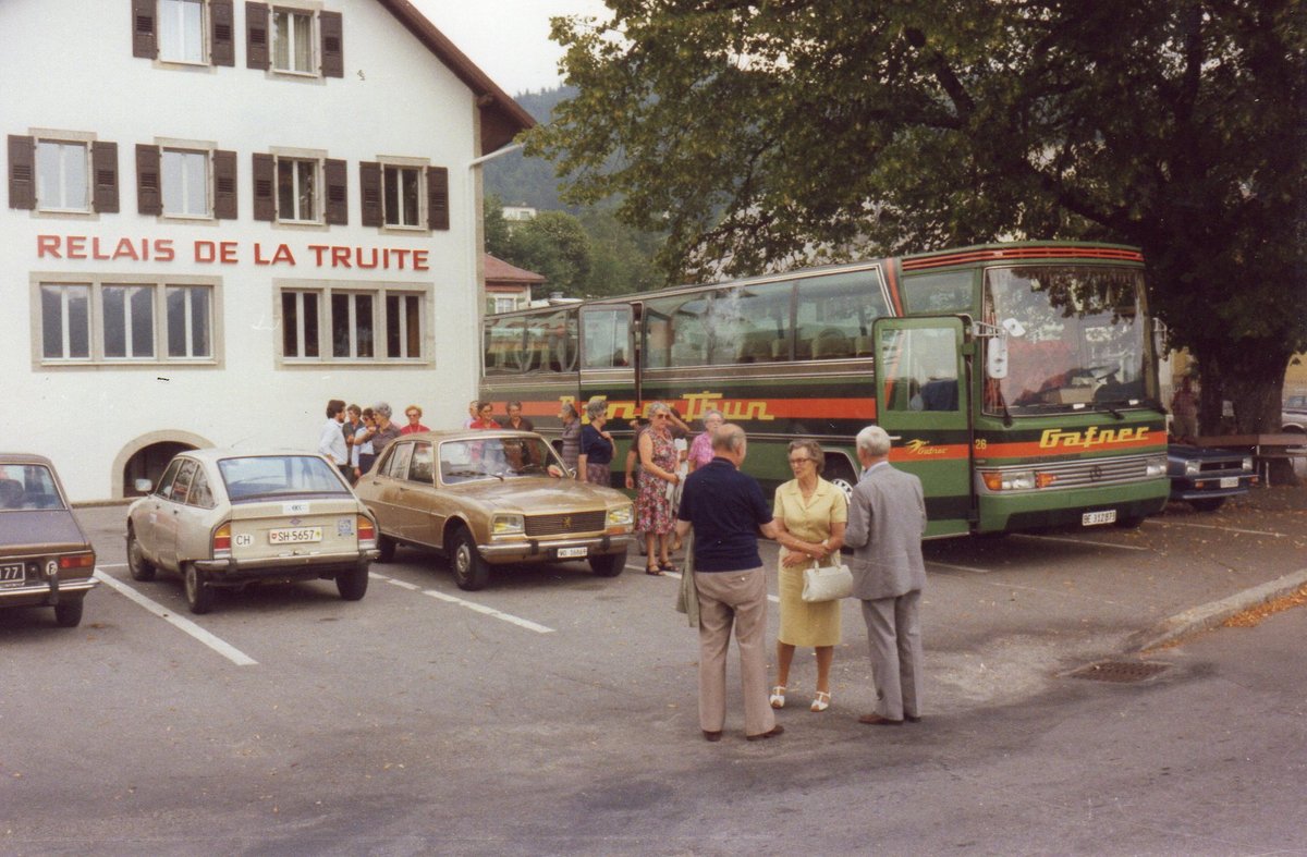 (HHT 813) - Aus dem Archiv: Gafner, Thun - Nr. 26/BE 312'873 - Mercedes im Jahr 1983 in Le Pont, Htel Relais de la Truite