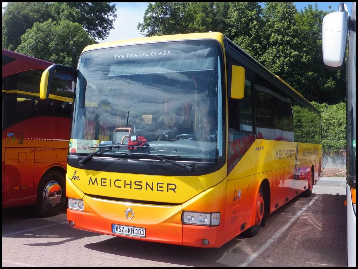 Irisbus Arway von Meichsner aus Deutschland im Stadthafen Sassnitz.