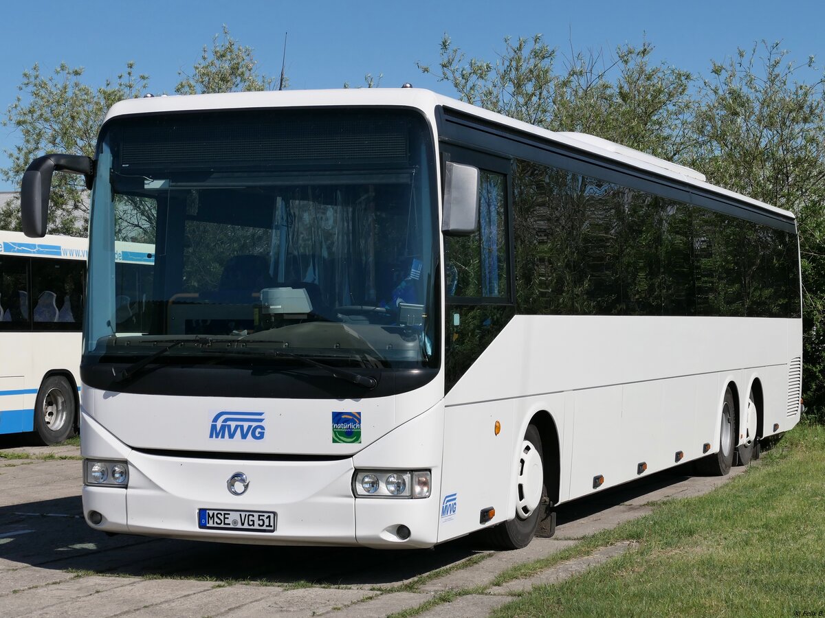 Irisbus Arway der MVVG (exex AS Tours Sarl/L, ex Primo/D) in Neubrandenburg.