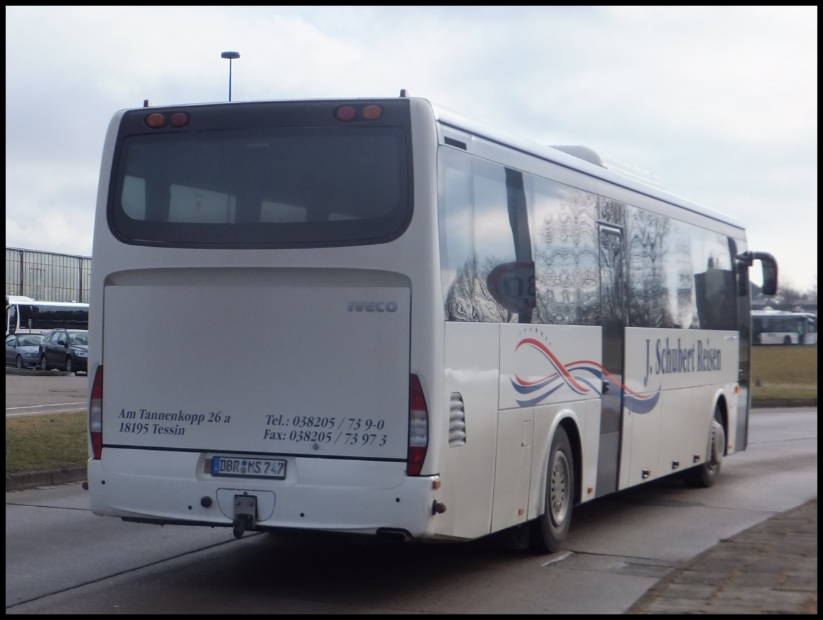 Irisbus Crossway von J. Schubert Reisen aus Deutschland in Rostock.