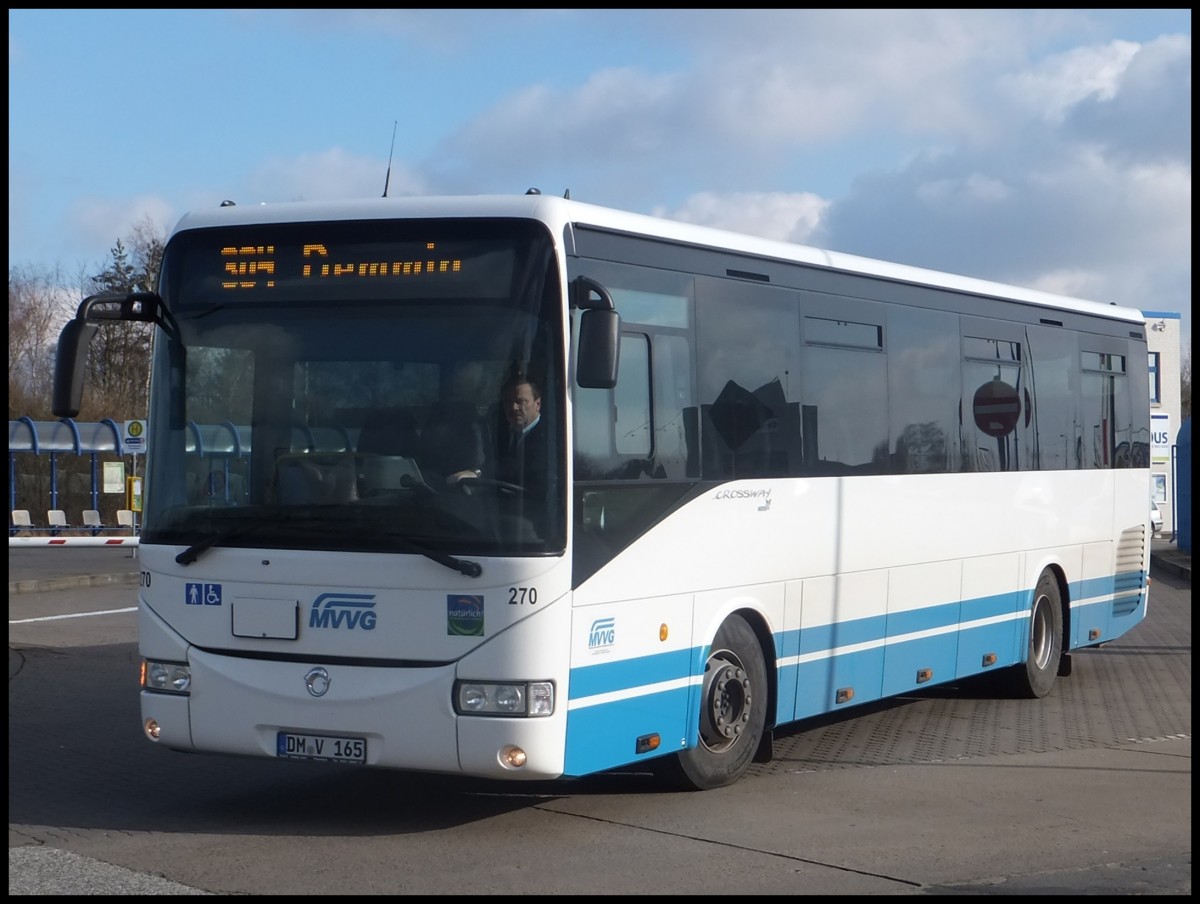 Irisbus Crossway der Mecklenburg-Vorpommersche Verkehrsgesellschaft mbH (MVVG) in Rostock.